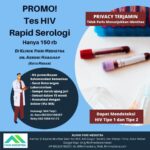 Melayani Tes HIV Rapid Serologi Di Klinik Fikri Medistra / dr. Asrori Kota Medan